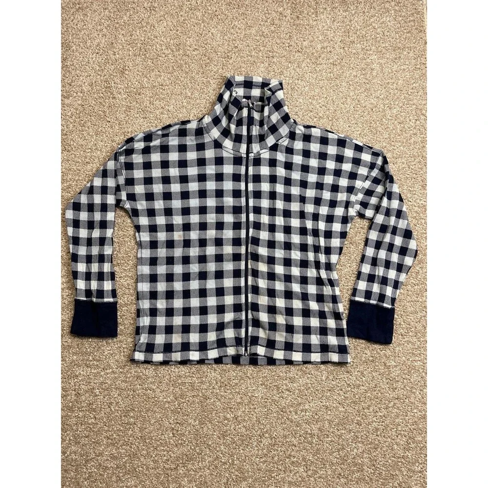 Lauren Ralph Lauren‎ Sweater Jacket 100% Cotton Full Zip Size Large
